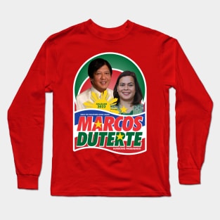 MARCOS DUTERTE ELECTION 2022 Long Sleeve T-Shirt